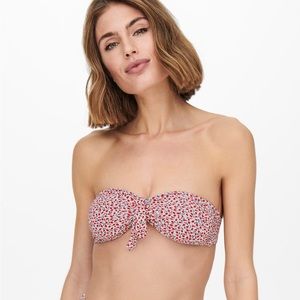 ONLY Bandeau bikini top NEW! large women's bathing suit swim suit strapless